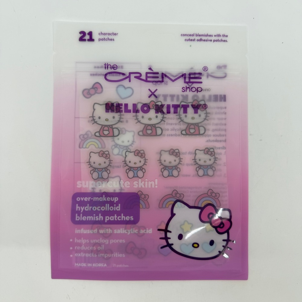 The Creme Shop x Hello Kitty 21ct Hydrocolloid Blemish Patches Salicylic Acid